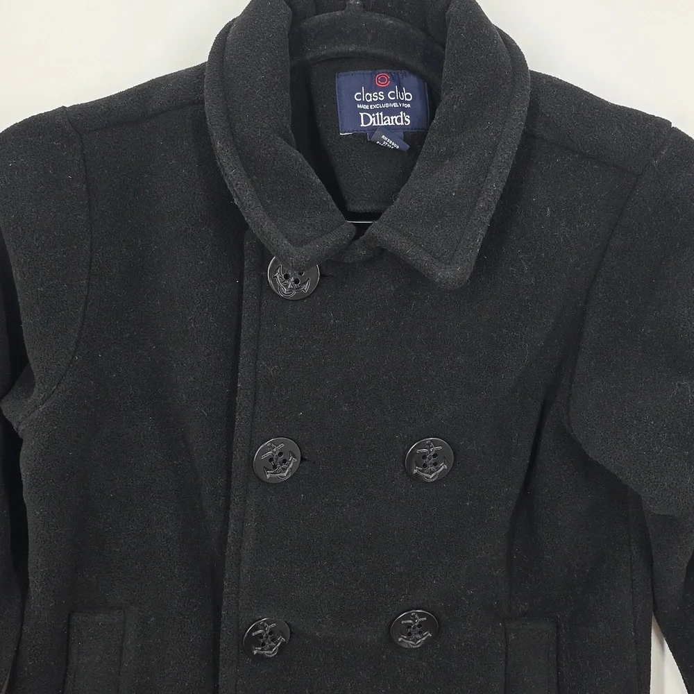 Class Club Boy Peacoat  Fleece Jacket Black Size‎ 6/7